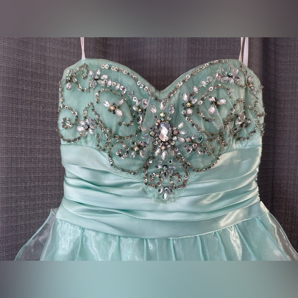 B Darlin Strapless Mini Dress - Picture 3 of 7